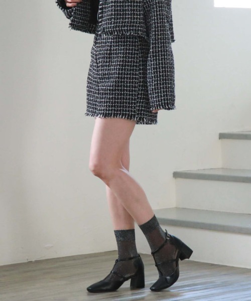 archives（アルシーヴ）の「ツイードフリンジショートパンツ（その他パンツ・レディース・アイボリー/ブラック・MEDIUM）」の18枚目の写真