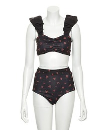 LILY BROWN（リリーブラウン）の「ギャザーショルダースウィムウェア