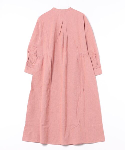 POU DOU DOU（プードゥドゥ）の「スタンドカラー前あきワンピース（ワンピース・レディース・レッド/ブルー/ブラック・3）」の4枚目の写真