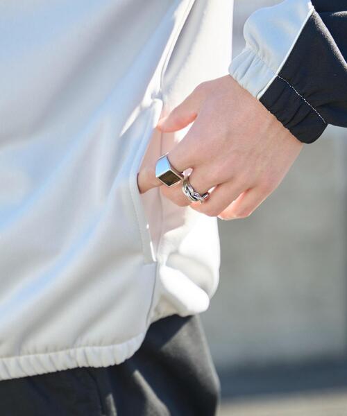 WEGO（ウィゴー）の「WEGOバイカラートラックジャケット（ジャージ・メンズ・ブラック・MEDIUM/LARGE）」の6枚目の写真