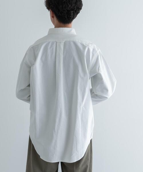 FORK&SPOON（フォークアンドスプーン）の「FORK&SPOON　オックスロングスリーブシャツ（シャツ/ブラウス・メンズ・オフホワイト/ブルー系その他・4/5）」の6枚目の写真