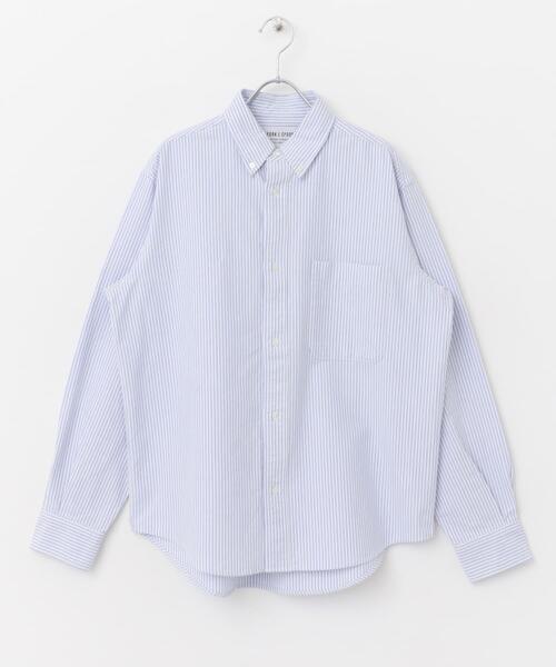 FORK&SPOON（フォークアンドスプーン）の「FORK&SPOON　オックスロングスリーブシャツ（シャツ/ブラウス・メンズ・オフホワイト/ブルー系その他・4/5）」の16枚目の写真