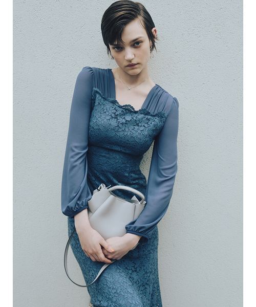 【新品同様】 CELFORD セルフォード 2way ワンハンドルフリルバッグ CELFORD (セルフォード) 24秋冬 ワンハンドル フリル バッグ