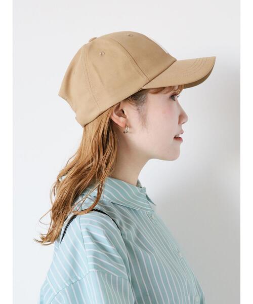 ehka sopo（エヘカソポ）の「アルファベットPキャップ（ハット・レディース・ベージュ/モカ/オフホワイト/ブラック・F）」の15枚目の写真