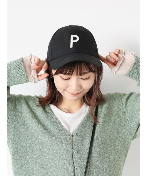 ehka sopo（エヘカソポ）の「アルファベットPキャップ（ハット・レディース・ベージュ/モカ/オフホワイト/ブラック・F）」の21枚目の写真