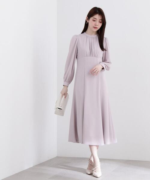 PROPORTION BODY DRESSING(プロポーションボディドレッシング)の「フロントギャザーマーメイドワンピース / 1214140301(ワンピース・レディース・グレー/ブルー・SMALL/MEDIUM)」の6枚目の写真