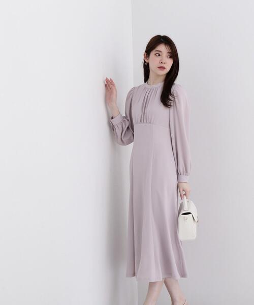 PROPORTION BODY DRESSING(プロポーションボディドレッシング)の「フロントギャザーマーメイドワンピース / 1214140301(ワンピース・レディース・グレー/ブルー・SMALL/MEDIUM)」の7枚目の写真