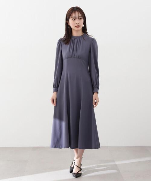 PROPORTION BODY DRESSING(プロポーションボディドレッシング)の「フロントギャザーマーメイドワンピース / 1214140301(ワンピース・レディース・グレー/ブルー・SMALL/MEDIUM)」の12枚目の写真