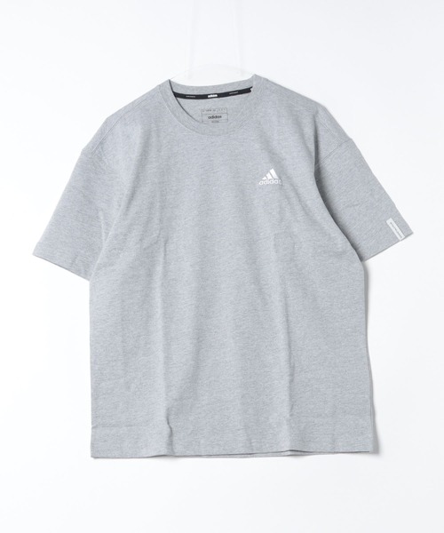 adidas ルーズフィット スモールロゴ 半袖 Tシャツ 送料込 アディダス エッセンシャルズ プラス ルーズフィット スモール