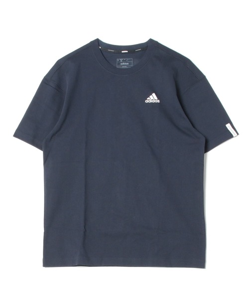 【adidas】センターロゴルーズフィットTシャツ セール】エッセンシャルズ プラス ルーズフィット スモールロゴ