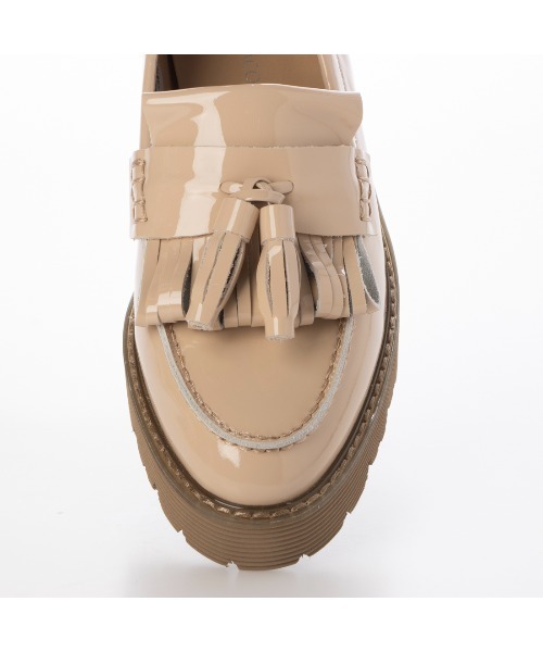 Mode et Jacomo(モードエジャコモ)の「厚底タッセルローファー(ローファー・レディース・ライトブラック/ベージュ系その他2・23cm/22.5cm/24.5cm/23.5cm/24cm)」の7枚目の写真