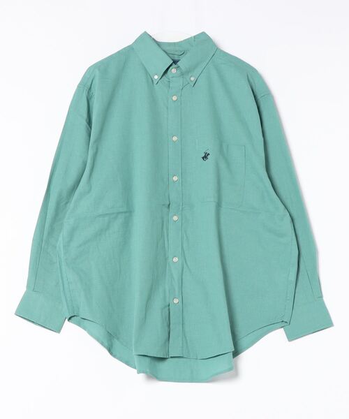 BEVERLY HILLS POLO CLUB(ビバリーヒルズポロクラブ)の「BEVERLY HILLS POLO CLUB / コットンリネンB/D LSシャツ / 4122-3140(シャツ/ブラウス・レディース・オフホワイト/ネイビー/グリーン/ブルー/ブラック・MEDIUM/LARGE/X-LARGE)」の11枚目の写真