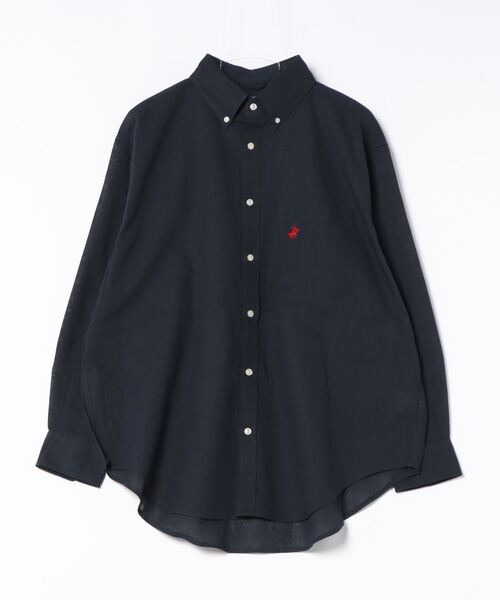 BEVERLY HILLS POLO CLUB(ビバリーヒルズポロクラブ)の「BEVERLY HILLS POLO CLUB / コットンリネンB/D LSシャツ / 4122-3140(シャツ/ブラウス・レディース・オフホワイト/ネイビー/グリーン/ブルー/ブラック・MEDIUM/LARGE/X-LARGE)」の12枚目の写真