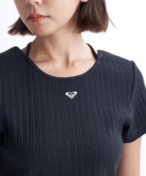 ROXY（ロキシー）の「RAINBOW MOUNTAIN/ロキシークロップド半袖Tシャツ（Tシャツ/カットソー・レディース・ブラック/ホワイト/ブラック系その他・LARGE/MEDIUM/SMALL）」の16枚目の写真