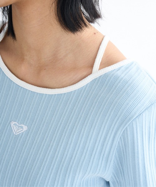 ROXY（ロキシー）の「RAINBOW MOUNTAIN/ロキシークロップド半袖Tシャツ（Tシャツ/カットソー・レディース・ブラック/ホワイト/ブラック系その他・LARGE/MEDIUM/SMALL）」の12枚目の写真