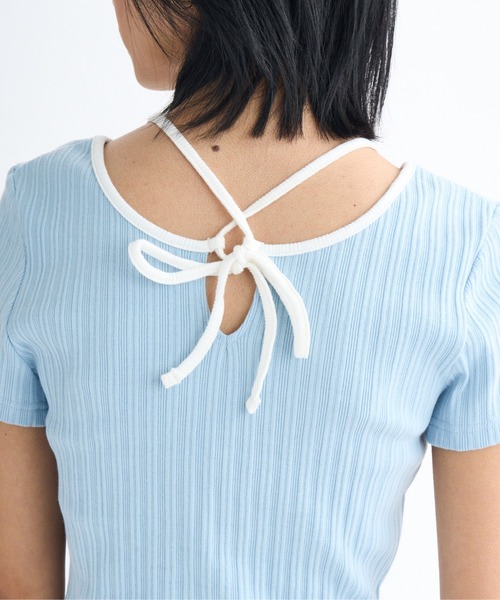 ROXY（ロキシー）の「RAINBOW MOUNTAIN/ロキシークロップド半袖Tシャツ（Tシャツ/カットソー・レディース・ブラック/ホワイト/ブラック系その他・LARGE/MEDIUM/SMALL）」の13枚目の写真