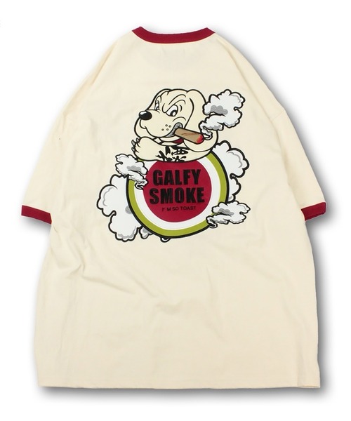 GALFY(ガルフィー)の「GALFY-ガルスモリンガー Tee(Tシャツ/カットソー・メンズ・ホワイト/ブラック・L/XL)」の3枚目の写真