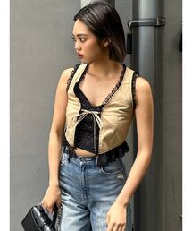 EVRIS | レースドッキングベスト(シャツ/ブラウス)