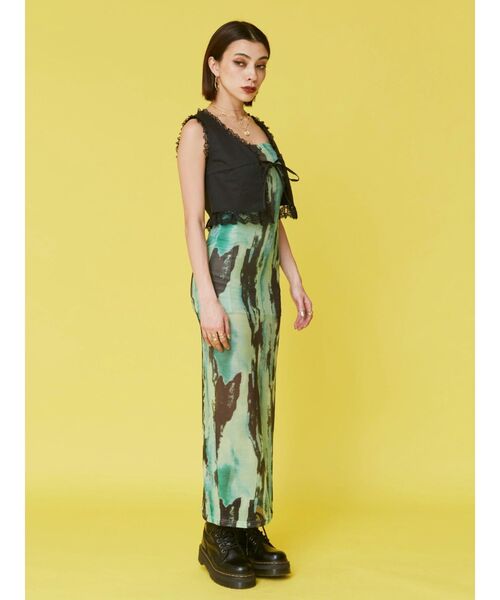 EVRIS(エヴリス)の「レースドッキングベスト(シャツ/ブラウス・レディース・ブラック/ベージュ/ホワイト・FREE)」の10枚目の写真