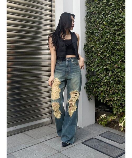 EVRIS(エヴリス)の「レースドッキングベスト(シャツ/ブラウス・レディース・ブラック/ベージュ/ホワイト・FREE)」の16枚目の写真