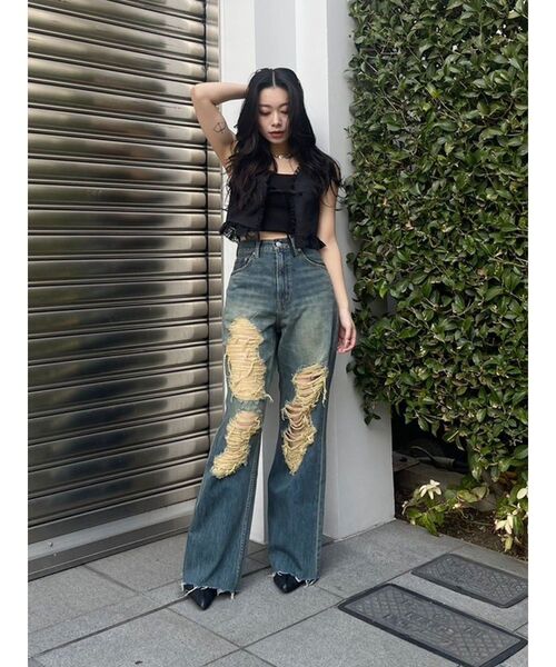 EVRIS(エヴリス)の「レースドッキングベスト(シャツ/ブラウス・レディース・ブラック/ベージュ/ホワイト・FREE)」の17枚目の写真