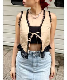 EVRIS | レースドッキングベスト(シャツ/ブラウス)