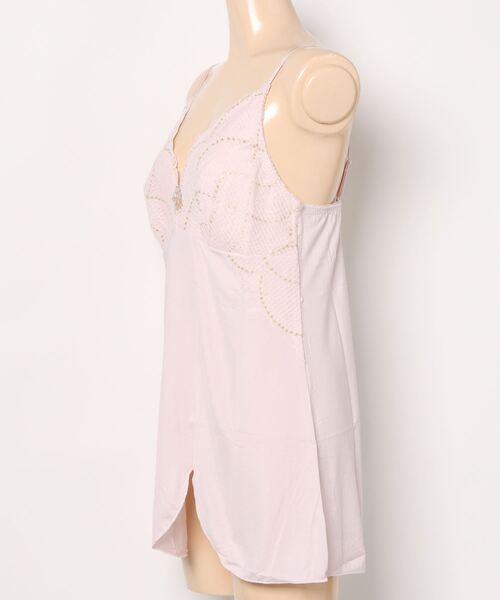 AMOSTYLE BY TRIUMPH(アモスタイルバイトリンプ)の「ミニスリップ マイフラワーAMST1455 M.Slip JX(キャミソール・レディース・ライトピンク/ブルー・L/M)」の10枚目の写真