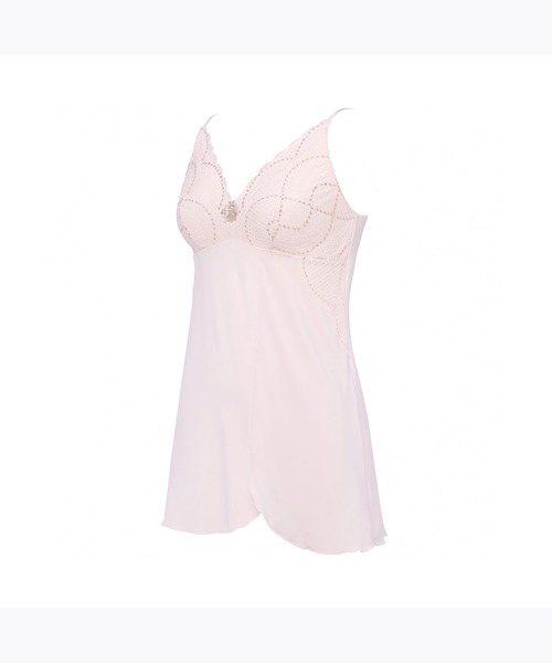 AMOSTYLE BY TRIUMPH(アモスタイルバイトリンプ)の「ミニスリップ マイフラワーAMST1455 M.Slip JX(キャミソール・レディース・ライトピンク/ブルー・L/M)」の5枚目の写真