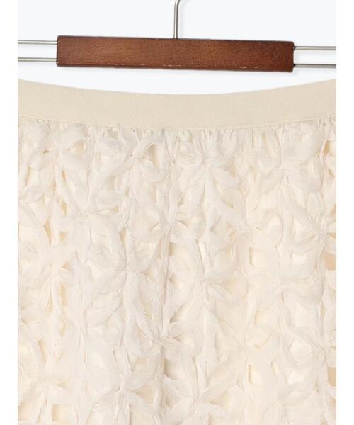 Te chichi（テチチ）の「【Atelier Bloom】フラワーレース風ロングタイトスカート（セットアップ可)（スカート・レディース・オフホワイト・F）」の11枚目の写真