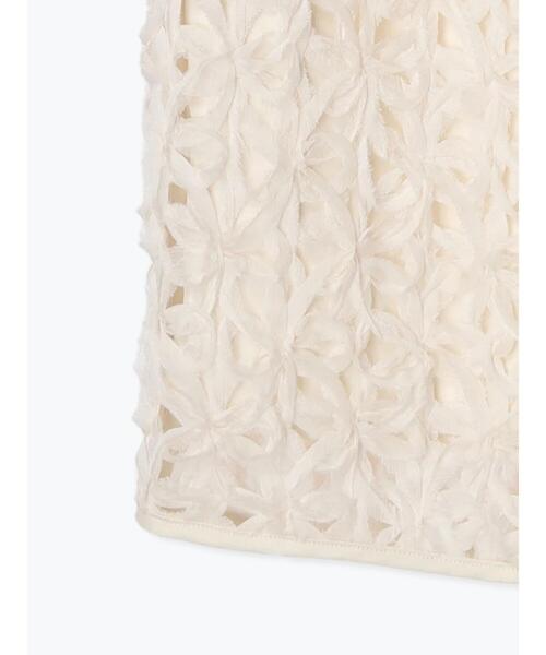 Te chichi（テチチ）の「【Atelier Bloom】フラワーレース風ロングタイトスカート（セットアップ可)（スカート・レディース・オフホワイト・F）」の13枚目の写真