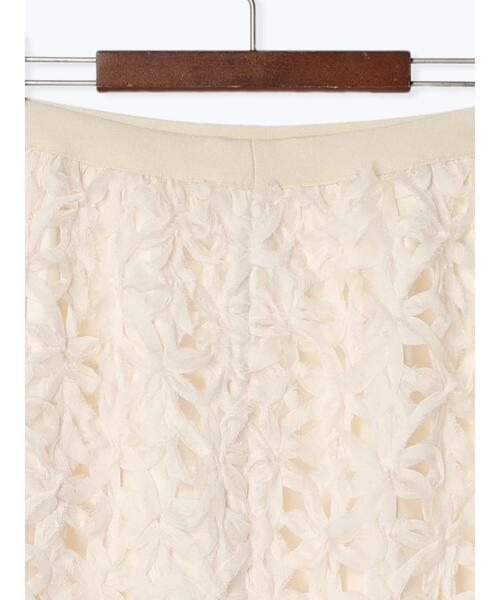 Te chichi（テチチ）の「【Atelier Bloom】フラワーレース風ロングタイトスカート（セットアップ可)（スカート・レディース・オフホワイト・F）」の14枚目の写真