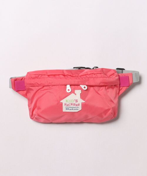 FREDRIK PACKERS（フレドリックパッカーズ）の「FREDRIK PACKERS / KIDS PACKERS キッズパッカーズ FUNNY PACK ファニーパック 子ども キッズ 肩がけ ショルダーバッグ（ボディバッグ/ウエストポーチ・キッズ・レッド/ピンク/パープル/イエロー/ブルー/オリーブ・ONESIZE）」の6枚目の写真