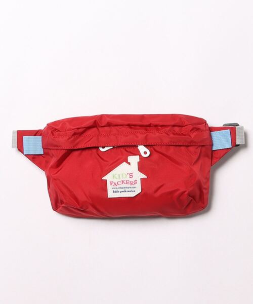 FREDRIK PACKERS（フレドリックパッカーズ）の「FREDRIK PACKERS / KIDS PACKERS キッズパッカーズ FUNNY PACK ファニーパック 子ども キッズ 肩がけ ショルダーバッグ（ボディバッグ/ウエストポーチ・キッズ・レッド/ピンク/パープル/イエロー/ブルー/オリーブ・ONESIZE）」の10枚目の写真