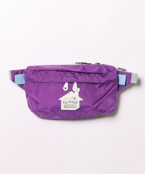 FREDRIK PACKERS（フレドリックパッカーズ）の「FREDRIK PACKERS / KIDS PACKERS キッズパッカーズ FUNNY PACK ファニーパック 子ども キッズ 肩がけ ショルダーバッグ（ボディバッグ/ウエストポーチ・キッズ・レッド/ピンク/パープル/イエロー/ブルー/オリーブ・ONESIZE）」の8枚目の写真