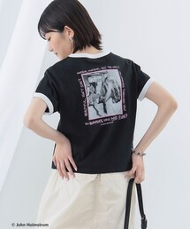 Ray BEAMS | GOOD ROCK SPEED × Ray BEMAS / 別注 JOHNHOLMSTROM リンガーTシャツ(Tシャツ/カットソー)