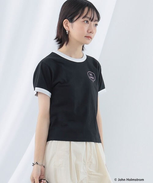 Ray BEAMS(レイビームス)の「GOOD ROCK SPEED × Ray BEMAS / 別注 JOHNHOLMSTROM リンガーTシャツ(Tシャツ/カットソー・レディース・ホワイト/ブラック・ONE SIZE)」の20枚目の写真