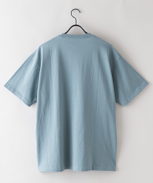 OUTDOOR PRODUCTS(アウトドアプロダクツ)の「【OUTDOOR PRODUCTS/アウトドアプロダクツ】 ヘビーウェイト オーバーサイズ ボックスロゴTシャツ(Tシャツ/カットソー・メンズ・グレイッシュブルー/ベージュ/カーキ/ライトグリーン/ブラック/ホワイト・X-LARGE/LARGE/MEDIUM)」の17枚目の写真