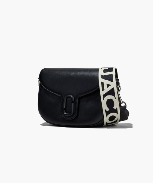MARC JACOBS(マークジェイコブス)の「THE LEATHER COVERED J MARC SADDLE BAG/ザ レザー カバード Jマーク サドルバッグ(ショルダーバッグ・レディース・ブラック/ホワイト/キャメル・ONE SIZE)」の6枚目の写真