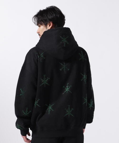 Unknown London /パーカー クリーム&グリーン Unknown London /パーカー クリーム&グリーン UNKNOWN LONDON