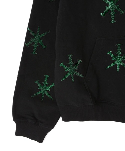 unknown london パーカー 楽天市場】UNKNOWN LONDON / Cross Rhinestone Zip Up Hoodie