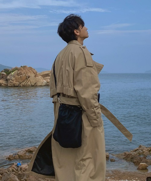 ASCLO(エジュクロ)の「ASCLO Middle Bag(ショルダーバッグ・メンズ・ブラック/アイボリー・FREE)」の7枚目の写真