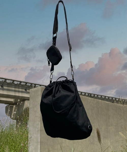 ASCLO(エジュクロ)の「ASCLO Middle Bag(ショルダーバッグ・メンズ・ブラック/アイボリー・FREE)」の12枚目の写真