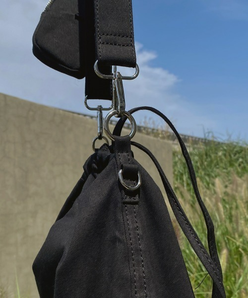 ASCLO(エジュクロ)の「ASCLO Middle Bag(ショルダーバッグ・メンズ・ブラック/アイボリー・FREE)」の10枚目の写真