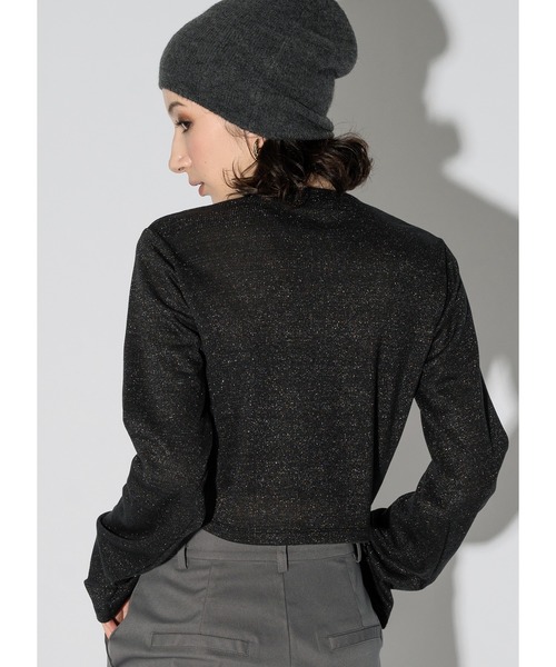 Adoon plain（アドーンプレーン）の「アソートダブルジップトップス（Tシャツ/カットソー・レディース・チャコールグレー/その他/ライトブルー/ブラック/ライトグリーン・FREE）」の7枚目の写真