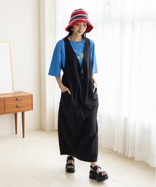 LEPSIM（レプシィム）の「コットンクロシェハット　995099（ハット・レディース・グレイッシュベージュ/ダークグリーン/レッド・ONE SIZE）」の6枚目の写真