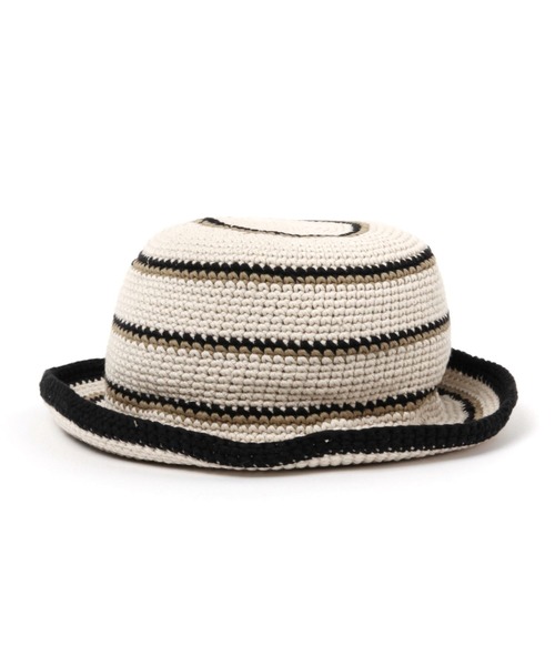 LEPSIM（レプシィム）の「コットンクロシェハット　995099（ハット・レディース・グレイッシュベージュ/ダークグリーン/レッド・ONE SIZE）」の14枚目の写真