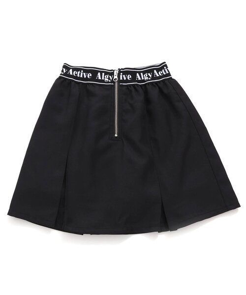 algy(アルジー)の「【ACTIVE】ロゴゴムフロントジップスカパン(スカート・キッズ・ブラック/サックスブルー/チェック・SMALL/MEDIUM/X-SMALL/XX-SMALL)」の2枚目の写真