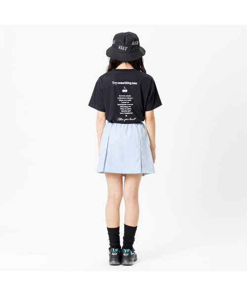 algy(アルジー)の「【ACTIVE】ロゴゴムフロントジップスカパン(スカート・キッズ・ブラック/サックスブルー/チェック・SMALL/MEDIUM/X-SMALL/XX-SMALL)」の5枚目の写真