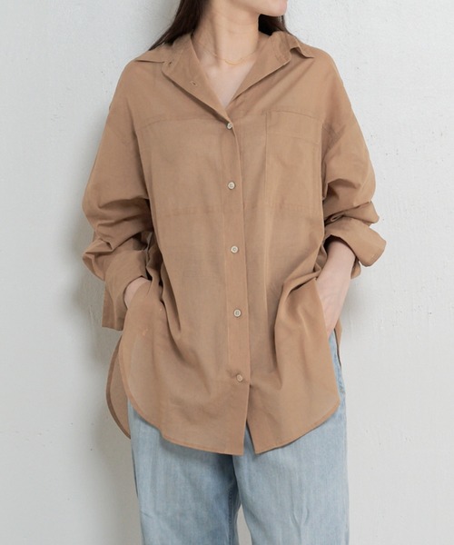 russet（ラシット）の「【ANOTHER BRANCH】シアーシャツ (O-309