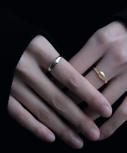 YArKA（ヤーカ）の「【YArKA/ヤーカ】little nuance round design ring [hancC] / ニュアンスラウンドデザインリング（リング・メンズ・ゴールド/シルバー・#9/#5/#11/#7/#3/#19/#17/#15/#13）」の15枚目の写真